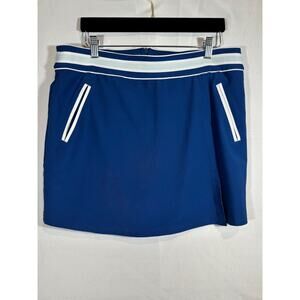Tommy Armour Women Dri Logic Tennis Golf Pickleball Skort skirt Blue white sz 12